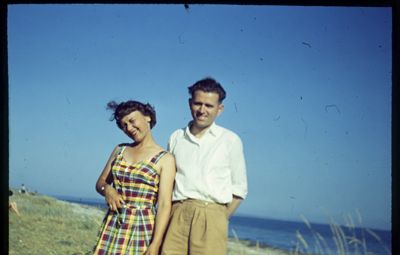 Edel og Erik Hornbk 1955