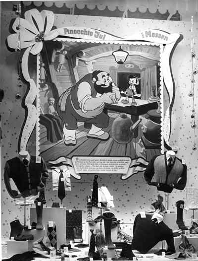 Pinocchio i Messen 1950