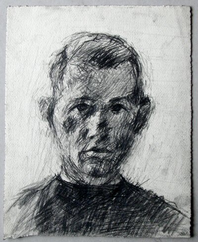 Selvportræt 1963. tegning