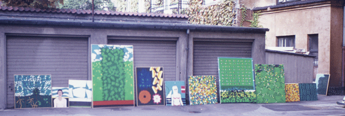 Opstilling i grden 1970