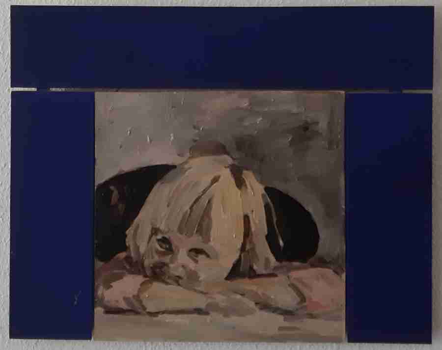 Cecilie, 1986. Olie på hard træfiber