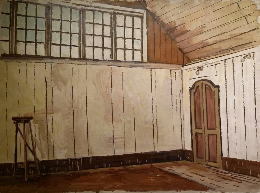 KBF hus i Sønderho, Atelie. 1990