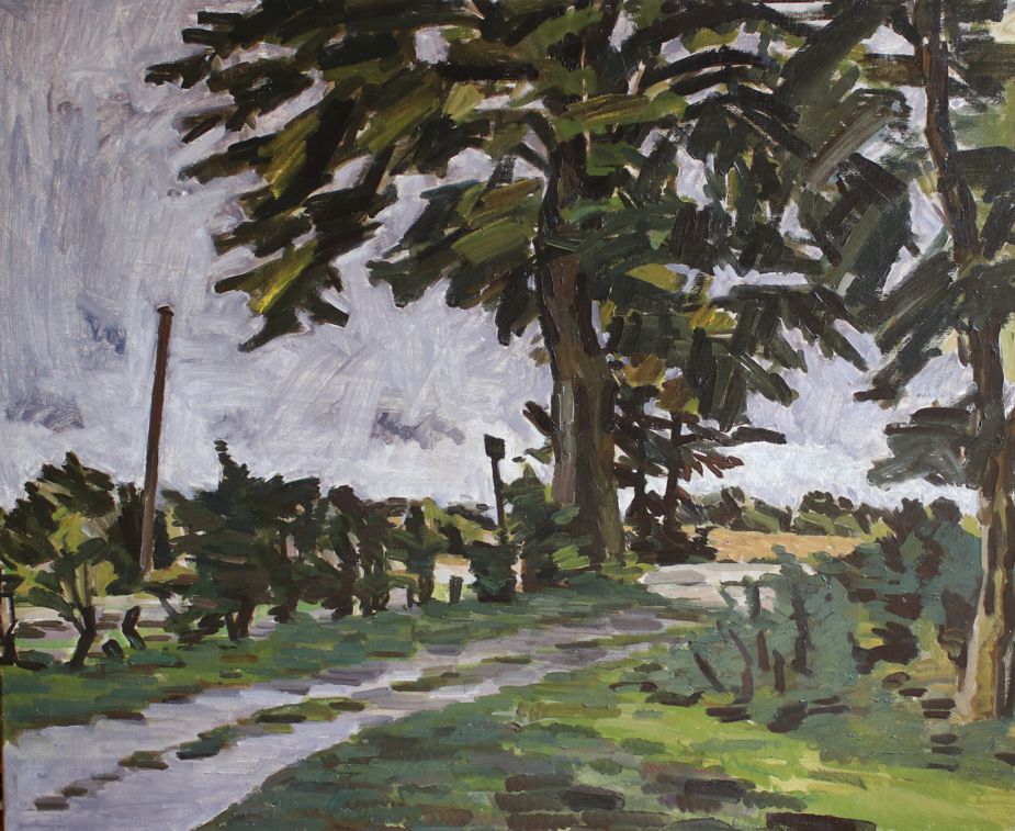 Indkørsel til sommerkollegiet, 1986