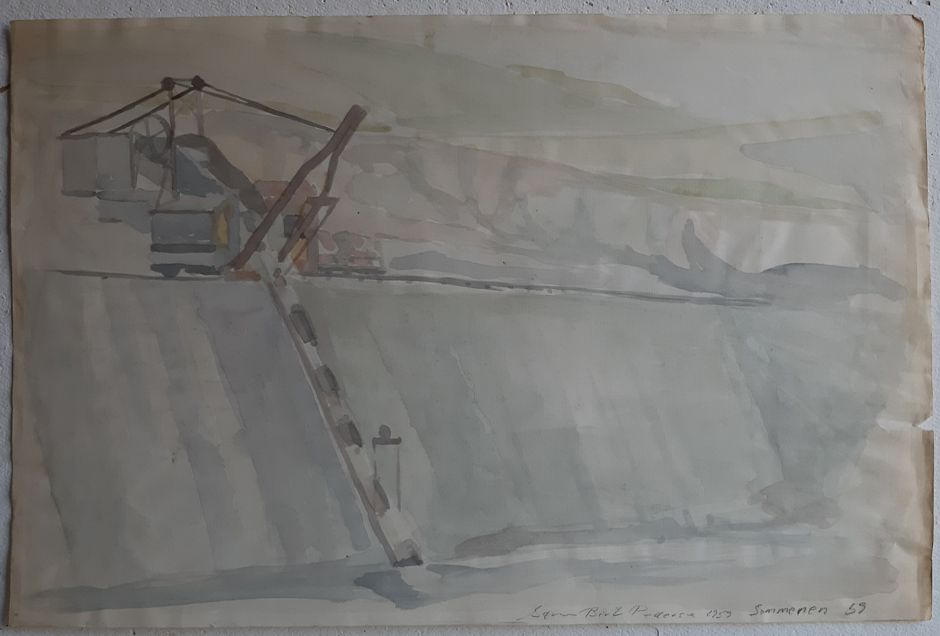 Grusgrav østjylland 1959